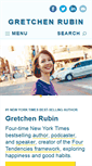 Mobile Screenshot of gretchenrubin.com